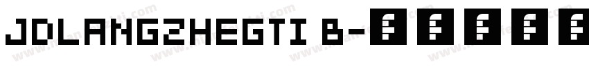 JDLANGZHEGTI B字体转换